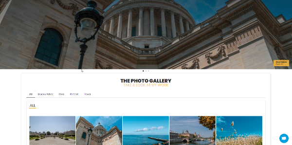 Aperçu du portfolio